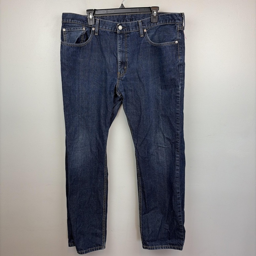 Levis 559 Jeans Mens 40x32 Blue Relaxed Straight Leg Denim Medium Wash Casual